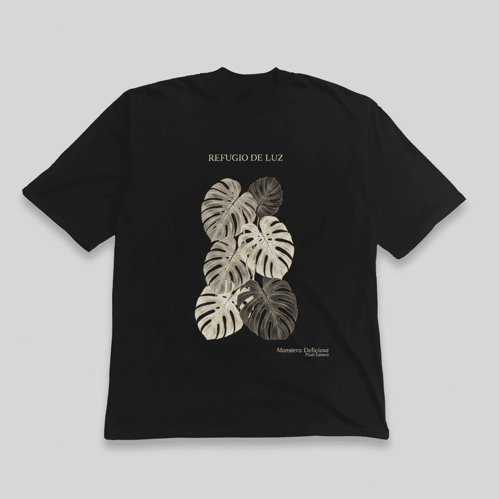 Monstera Deliciosa · Aura Oversize Negro